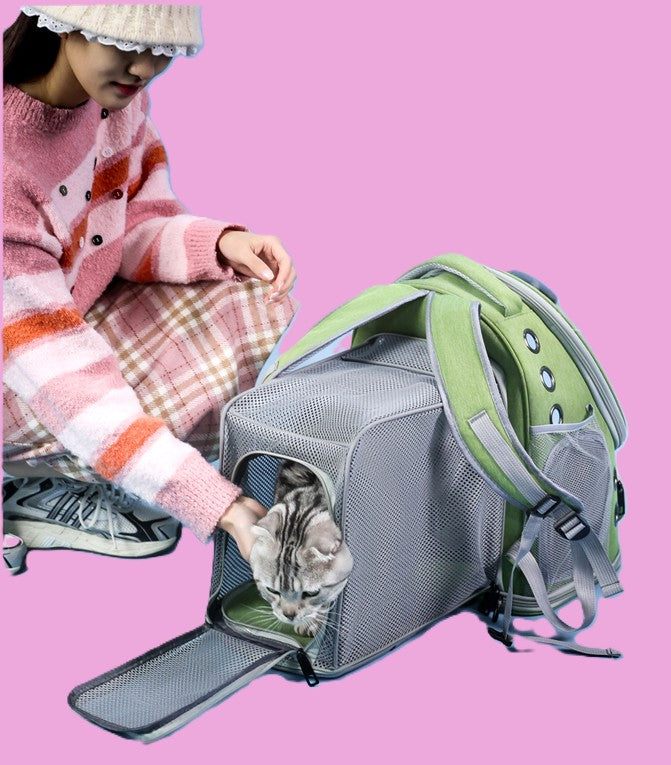 Backpack for Cats and small Dogs, Breathable , outdoor and indoor