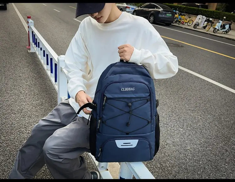 Large Capacity Travel Backpack – Water-Resistant Luminous School Bag for High School & College Students, Men & Women – Stylish & Durable