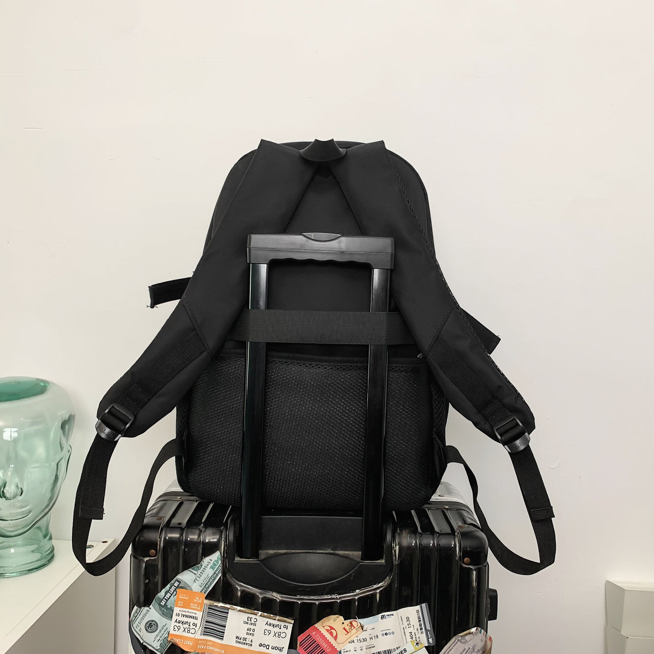 Large Capacity Travel Backpack – Water-Resistant Luminous School Bag for High School & College Students, Men & Women – Stylish & Durable