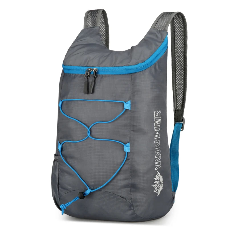 Small Foldable Lightweight Waterproof Portable Multifunctional Sports Backpack for Men Outdoor Camping Hiking Travel