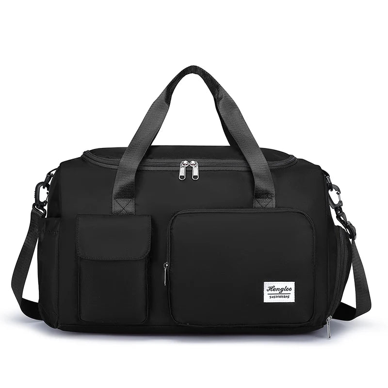 Travel Bag Large Capacity Weekender Overnight Carry On Duffle Bags with Shoe Compartment Sports Fitness Gym Bags for Women