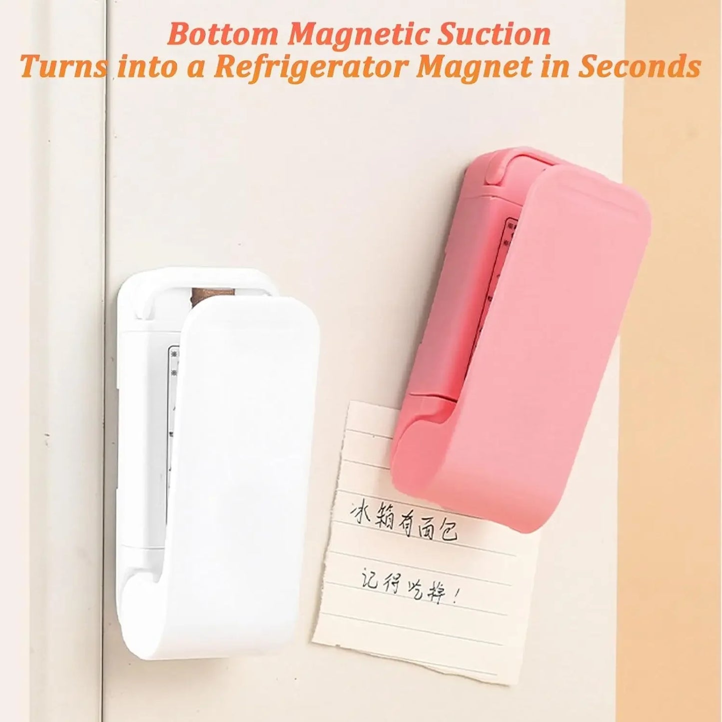 Travel Friendly Portable Small Sealing Machines Storage Plastic For Food Snack Vegetables Sealing Machines Kitchen Accessories