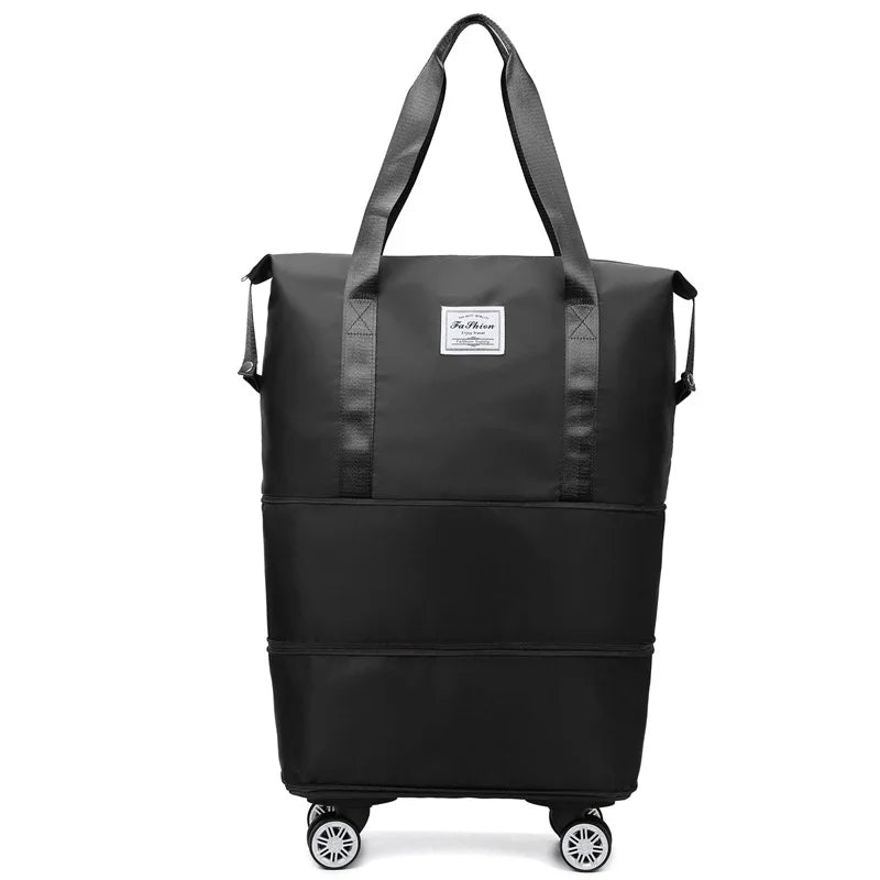 Oxford cloth large capacity travel bag Dry wet separation storage business travel luggage bag Detachable universal wheel