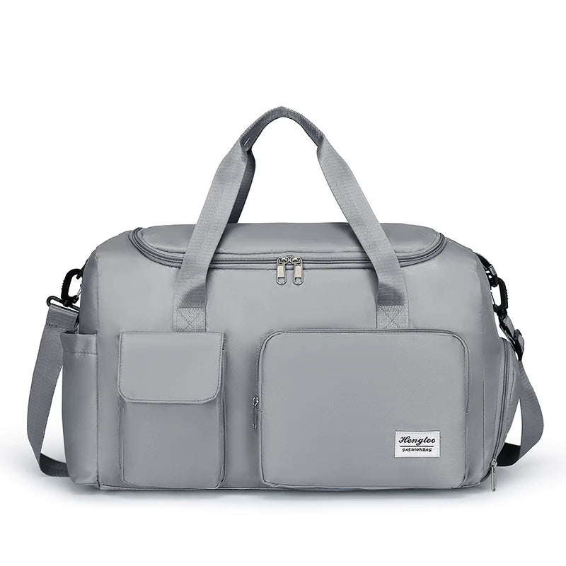 Travel Bag Large Capacity Weekender Overnight Carry On Duffle Bags with Shoe Compartment Sports Fitness Gym Bags for Women