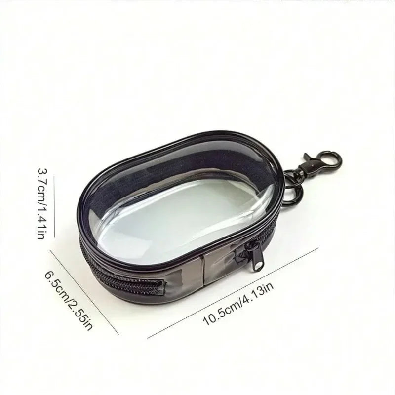 Transparent Travel Cable Organizer - Portable Charger Case with Accessories Storage Bag for Home/Office Ideal for as a pendant.