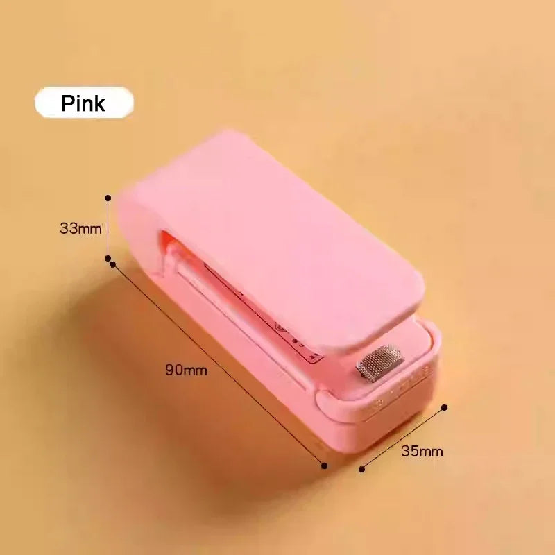 Travel Friendly Portable Small Sealing Machines Storage Plastic For Food Snack Vegetables Sealing Machines Kitchen Accessories