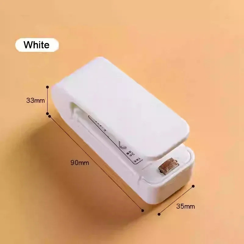 Travel Friendly Portable Small Sealing Machines Storage Plastic For Food Snack Vegetables Sealing Machines Kitchen Accessories