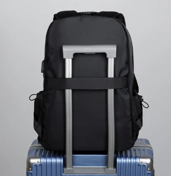 Travel Laptop Backpack for Men & Women – Business Anti-Theft College Bag with USB Charging Port, Fits 15.6” Laptop – Water-Resistant, Lightweight, Black, Blue, Gray