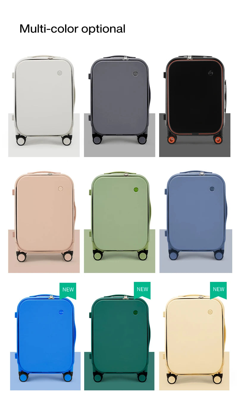 Mixi Patent Design Aluminum Frame Suitcase Carry On Rolling Luggage Beautiful Boarding Cabin 18 20 24 Inch M9260