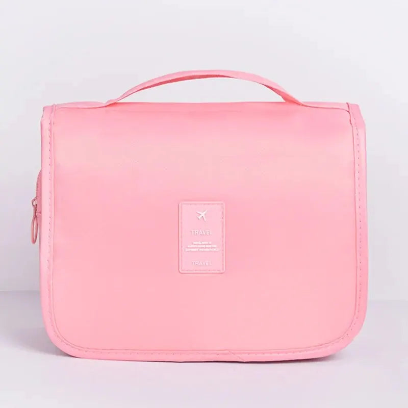 Portable Travel Toiletry Bag, Waterproof Hanging Storage Bag, Mesh Pockets Hook Cosmetic Bag, Travel Accessories,Makeup Bags