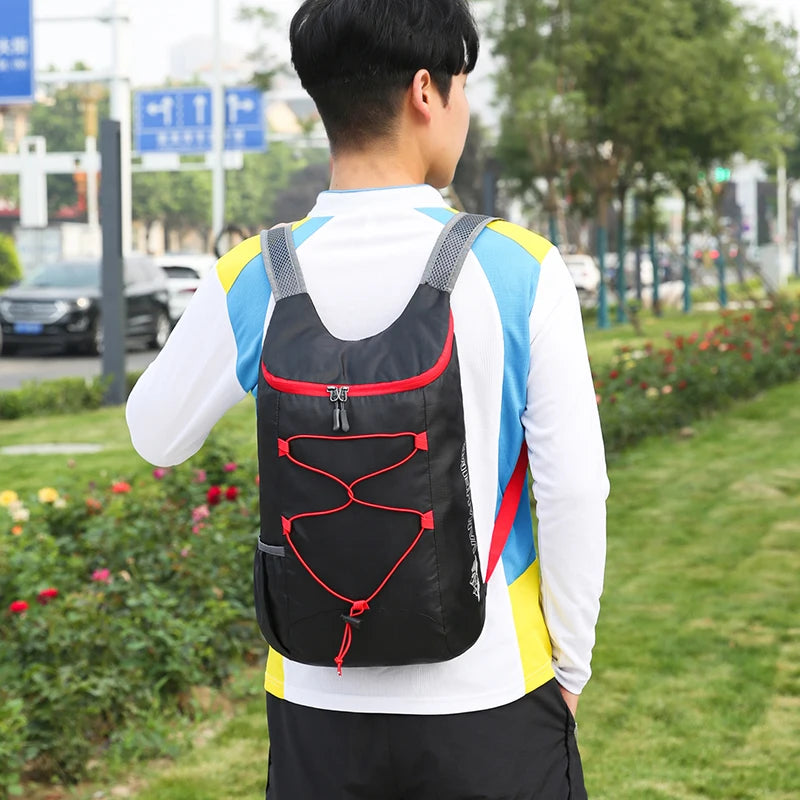 Small Foldable Lightweight Waterproof Portable Multifunctional Sports Backpack for Men Outdoor Camping Hiking Travel